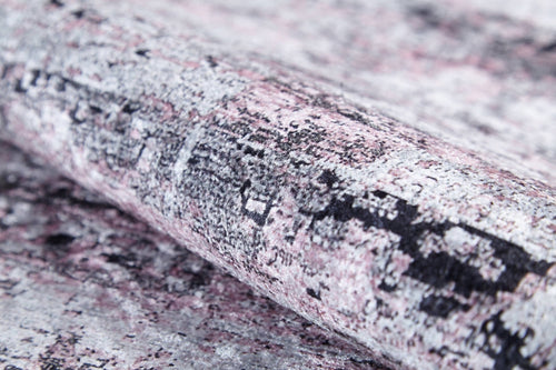 Pink Modern Area Rug – Digital Print Carpet | Non Slip, Washable, Antibacterial