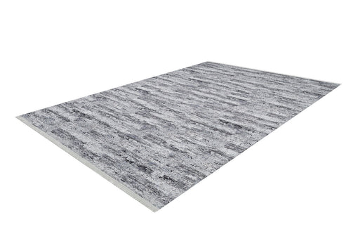 Modern Digital Area Rug – Grey Antibacterial Non Slip Carpet for Living Room