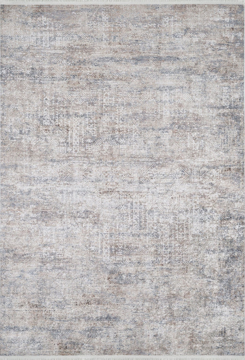 Modern Area Rug – Grey Digital Print Carpet | Non Slip, Antibacterial Floor Rug