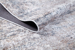 Modern Area Rug – Grey Digital Print Carpet | Non Slip, Antibacterial Floor Rug