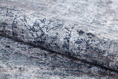 Modern Digital Area Rug – Grey Non Slip Antibacterial Carpet for Living Room