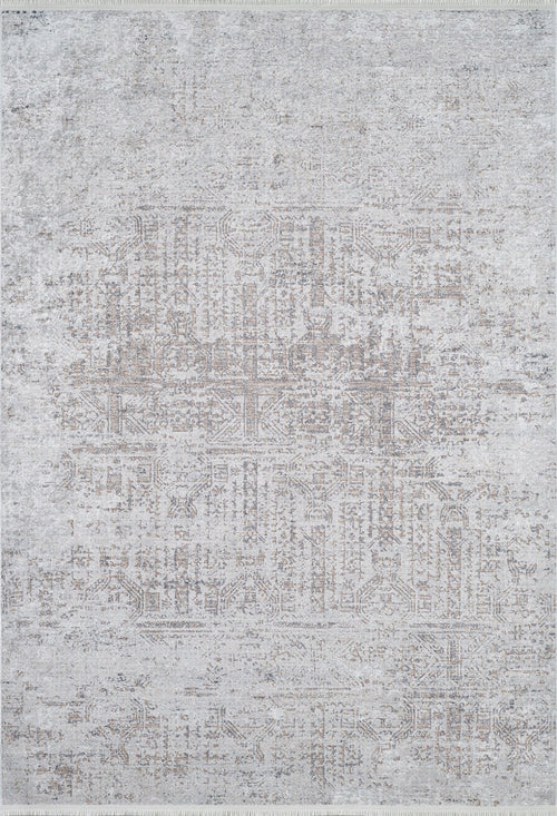Bhalwal Beige Modern Digital Print Area Rug
