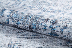 Modern Area Rug – Grey Digital Print Rug | Antibacterial Non Slip Carpet