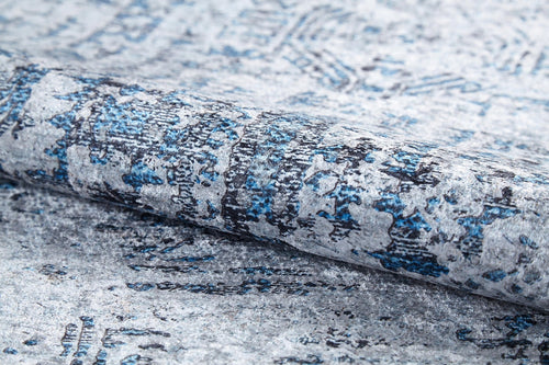 Modern Area Rug – Grey Digital Print Rug | Antibacterial Non Slip Carpet