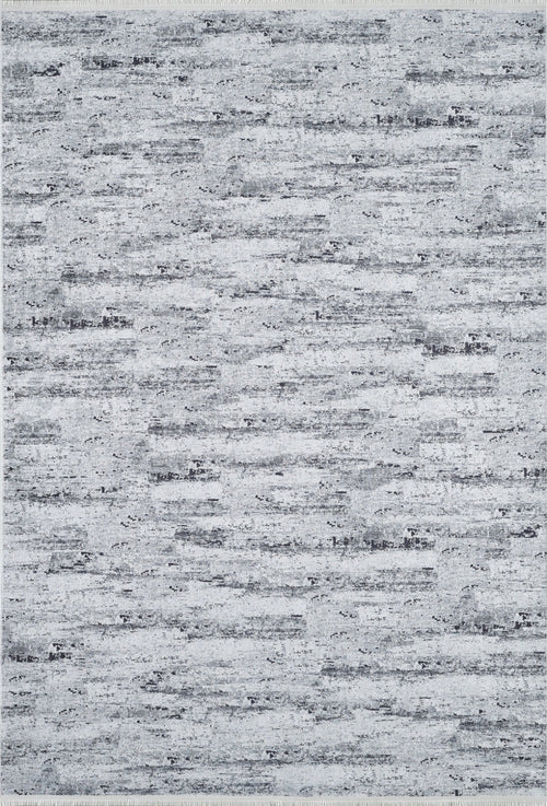 Modern Digital Print Rug – Grey Area Rug | Non Slip, Antibacterial, Washable Carpet