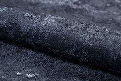 Modern Digital Print Rug - Anthracite Area Rug With Non Slip, Antibacterial Design