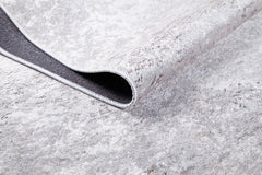 Modern Area Rug – Grey Digital Print Carpet | Non Slip, Antibacterial Floor Covering