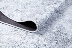 Modern Digital Area Rug – Grey Non Slip Washable Carpet for Living Room