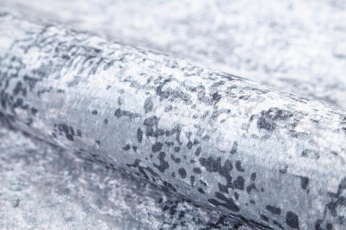 Modern Digital Area Rug – Grey Non Slip Washable Carpet for Living Room