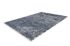 Modern Area Rug – Anthracite Digital Print Carpet | Non Slip, Washable Floor Covering