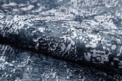 Modern Area Rug – Anthracite Digital Print Carpet | Non Slip, Washable Floor Covering