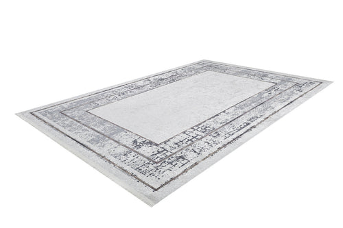 Dombivali Grey Frame Digital Print Area Rug