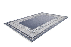 Grey Digital Area Rug – Stylish Grey Frame Carpet With Antibacterial, Non Slip Features