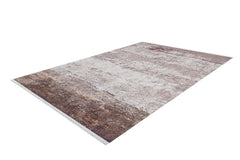 Modern Digital Area Rug – Brown Non Slip Antibacterial Carpet for Living Room