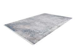 Modern Area Rug - Blue Digital Print Carpet | Antibacterial, Non Slip, Washable