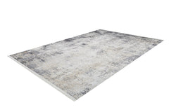 Modern Area Rug – Grey Digital Print Non Slip Washable Carpet for Living Room