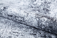 Modern Digital Area Rug - Grey Non Slip Washable Carpet for Living Room