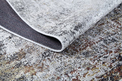 Digital Print Area Rug – Modern Beige Non Slip Antibacterial Carpet for Living Room