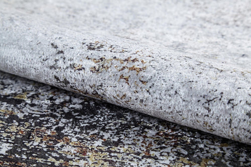 Digital Print Area Rug – Modern Beige Non Slip Antibacterial Carpet for Living Room