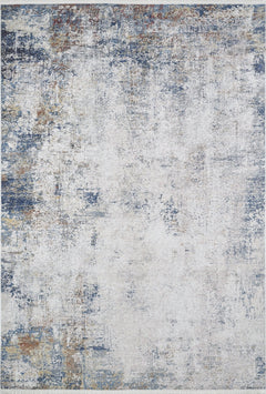 Modern Area Rug – Blue Digital Print Carpet | Antibacterial, Non-Slip, Washable Floor Covering