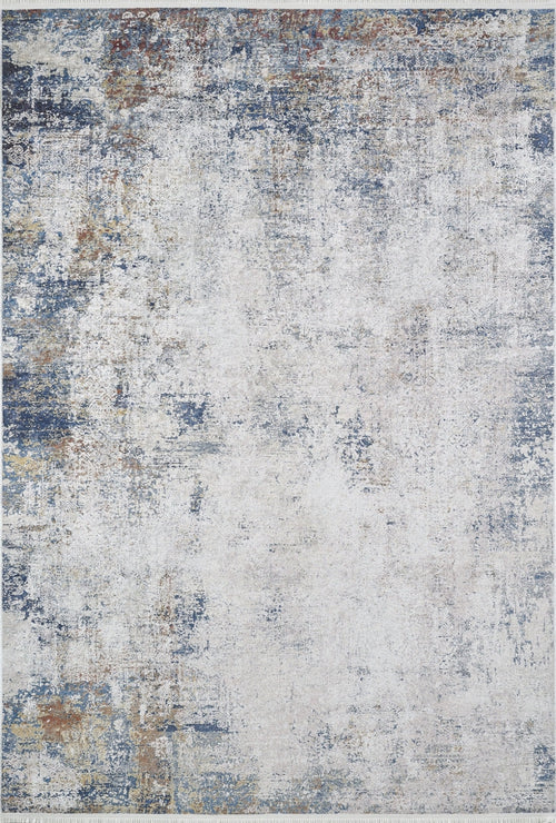Modern Area Rug – Blue Digital Print Carpet | Antibacterial, Non-Slip, Washable Floor Covering