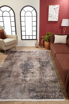 Modern Digital Area Rug – Stylish Printed Rug, Non Slip, Antibacterial Floor Mat