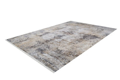 Kirman Grey Modern Digital Print Area Rug