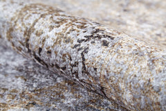 Kirman Grey Modern Digital Print Area Rug