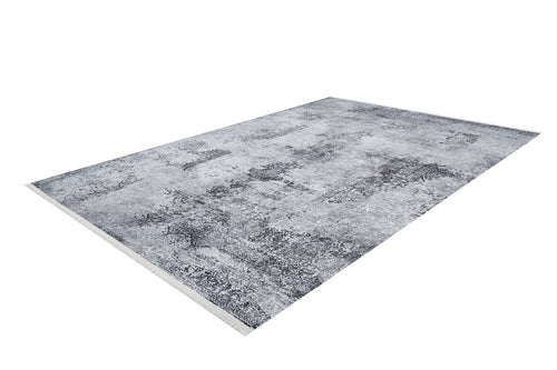 Modern Area Rug – Stylish Grey Digital Print Rug for Living Room & Kitchen