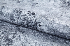 Modern Area Rug – Stylish Grey Digital Print Rug for Living Room & Kitchen