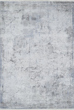 Modern Area Rug – Grey Digital Print Carpet | Non Slip, Antibacterial Floor Covering