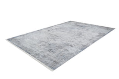 Modern Area Rug – Grey Digital Print Carpet | Non Slip, Antibacterial Floor Covering