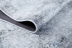 Modern Area Rug – Grey Digital Print Carpet | Non Slip, Antibacterial Floor Covering