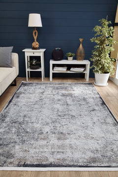 Zencan Grey Modern Digital Print Area Rug