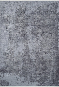 Modern Area Rug - Grey Digital Print Carpet | Non Slip, Antibacterial, Washable Floor Mat