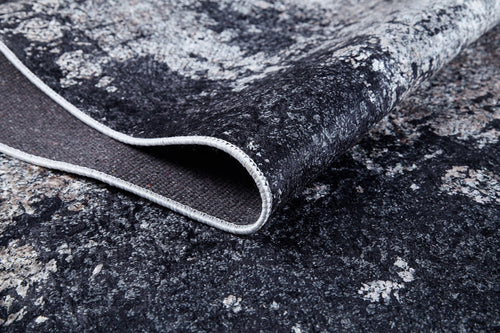 Modern Area Rug - Grey Digital Print Carpet | Non Slip, Antibacterial Floor Mat