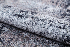 Modern Area Rug - Grey Digital Print Carpet | Non Slip, Antibacterial Floor Mat