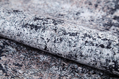 Modern Area Rug - Grey Digital Print Carpet | Non Slip, Antibacterial Floor Mat