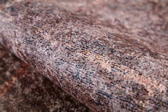 Geometric Area Rug - Brown Digital Print Non Slip Antibacterial Carpet