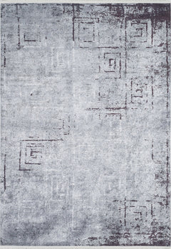 Borucerd Grey Modern Digital Print Area Rug