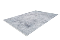 Modern Digital Print Rug - Grey Area Rug Non Slip Antibacterial Carpet