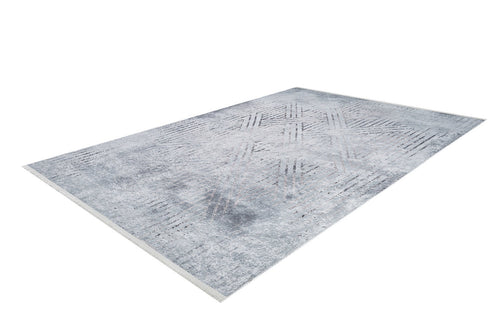 Modern Digital Print Rug - Grey Area Rug Non Slip Antibacterial Carpet