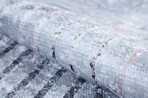 Modern Digital Print Rug - Grey Area Rug Non Slip Antibacterial Carpet