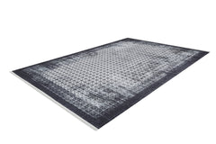 Digital Print Area Rug - Black Frame Modern Rug | Antibacterial Non Slip Carpet