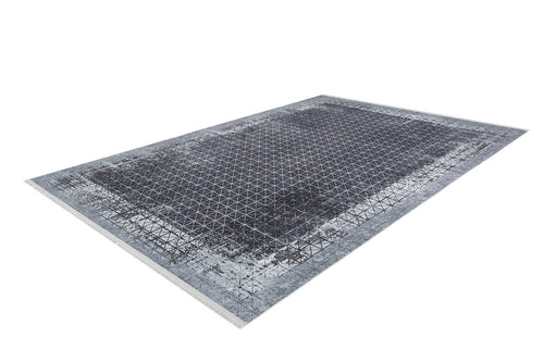Islamabad Grey Frame Digital Print Area Rug