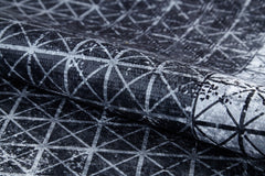 Islamabad Grey Frame Digital Print Area Rug