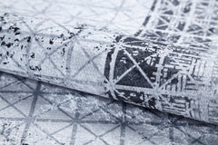 Ketta Grey Frame Digital Print Area Rug