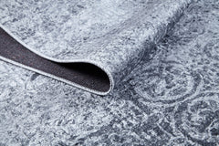 Modern Area Rug – Grey Digital Print Carpet | Antibacterial Non Slip Floor Mat