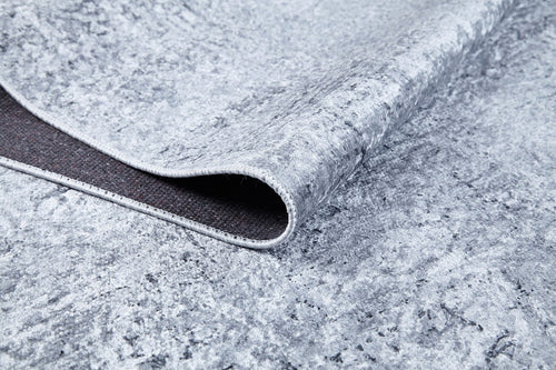 Modern Digital Area Rug - Grey Non Slip Antibacterial Carpet for Living Room