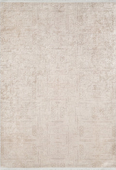 Modern Digital Print Rug - Beige Area Rug With Non Slip, Antibacterial, Washable Design